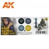 AK Interactive AK11689 WWII RAF PILOT UNIFORM COLORS 4x17 ml